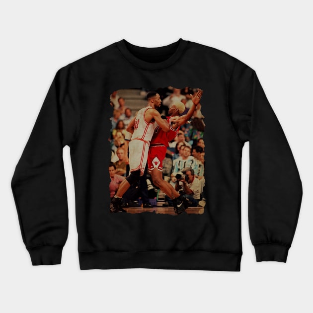 Dennis Rodman vs Alonzo Mourning #2 Crewneck Sweatshirt by CAH BLUSUKAN